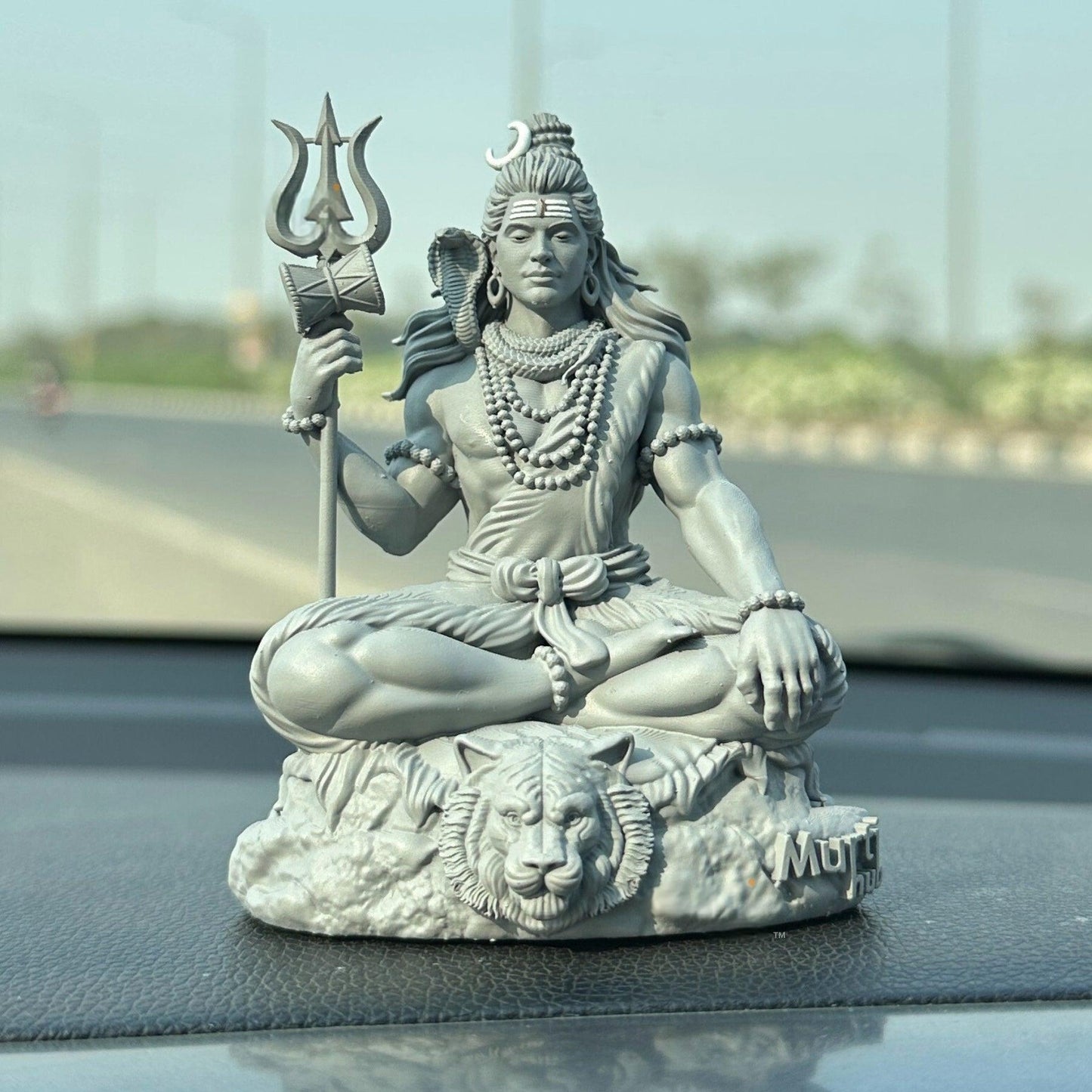 Bholenath Shiva Idol for Car Dashboard