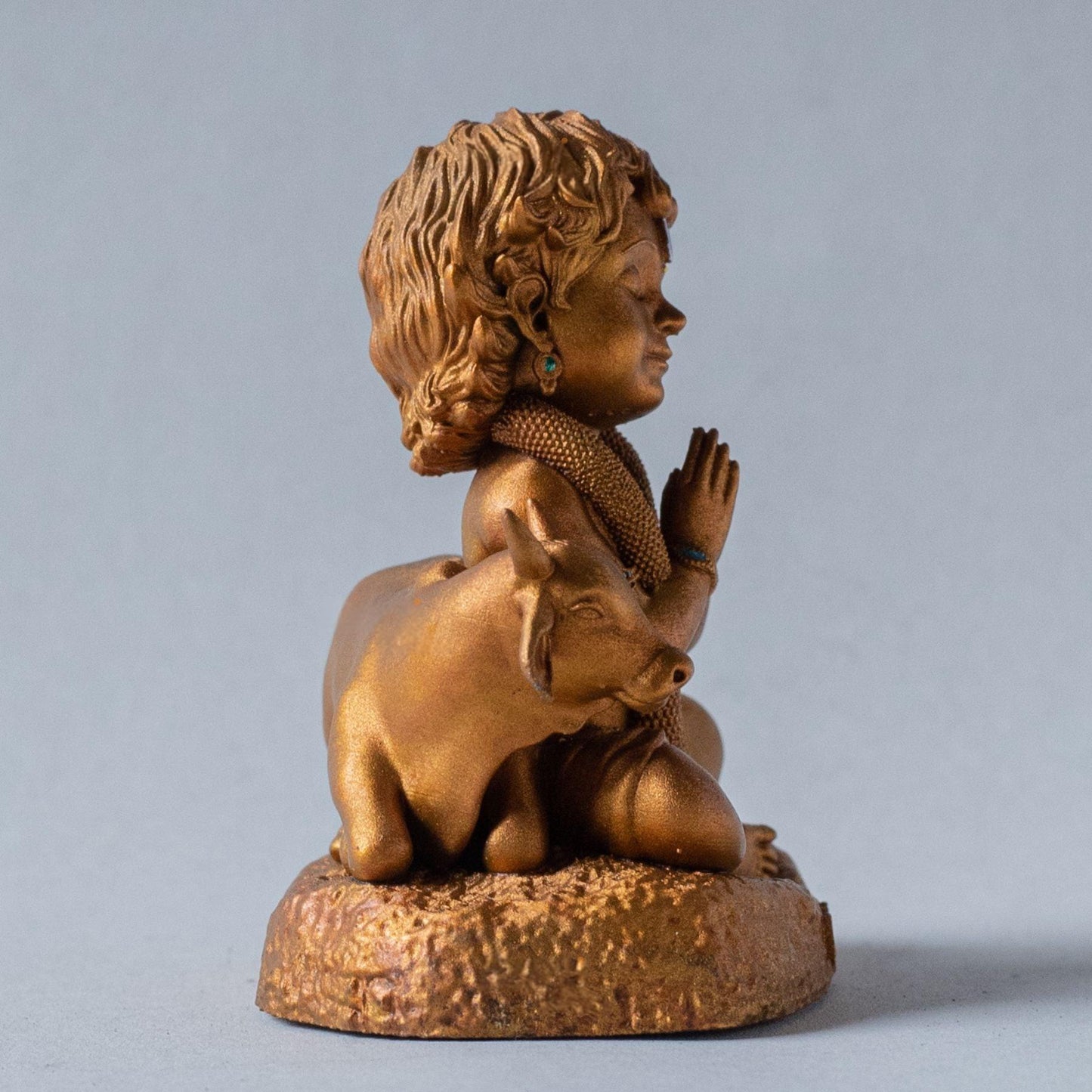 Baal Krishna with Cow 8 CM
