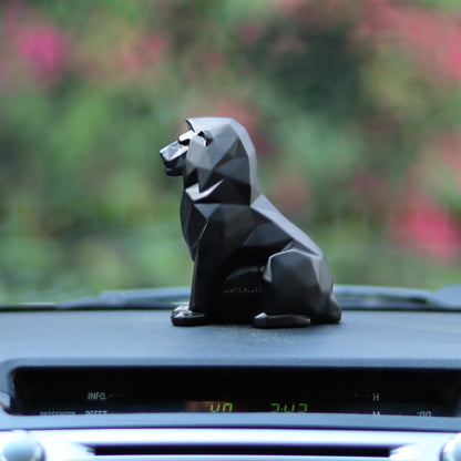 Geometric Lion Car Dashboard