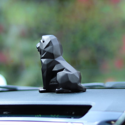 Geometric Lion Car Dashboard