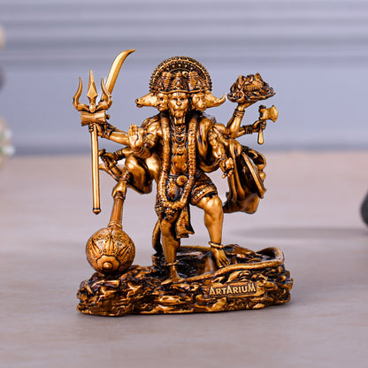 Standing Panchmukhi Hanuman Car Dashboard Idol