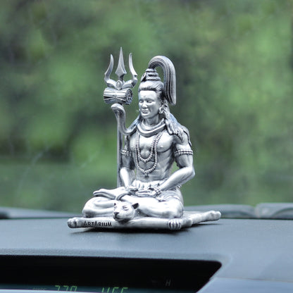 Meditating Lord Shiva Car Dashboard