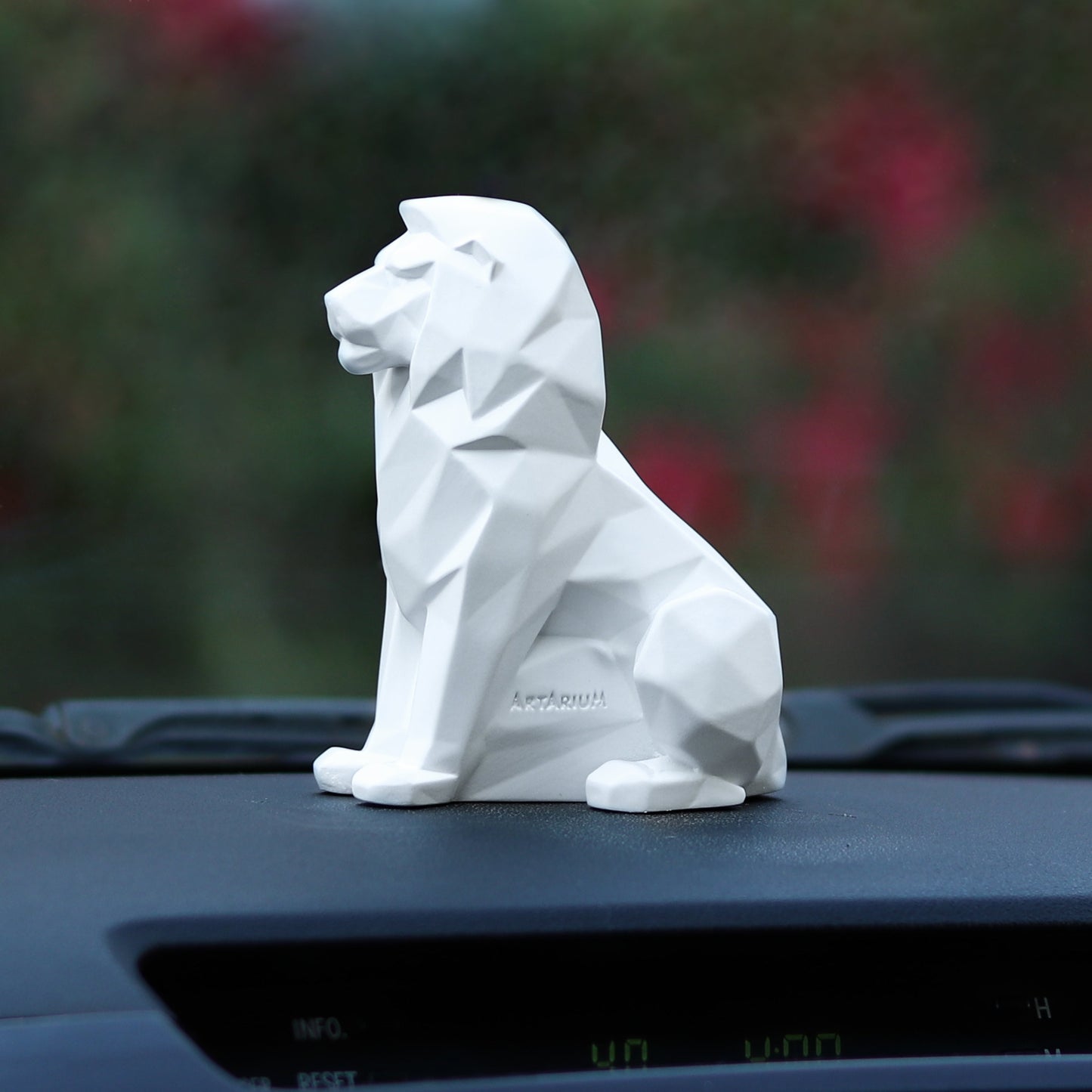 Geometric Lion Car Dashboard