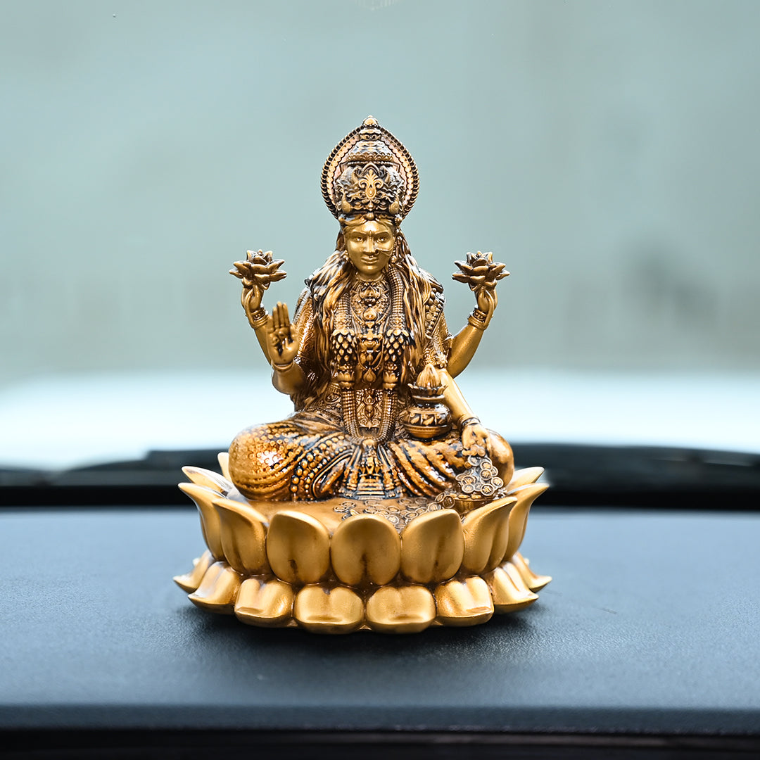 Dhanalaxmi Murti Car dashboard