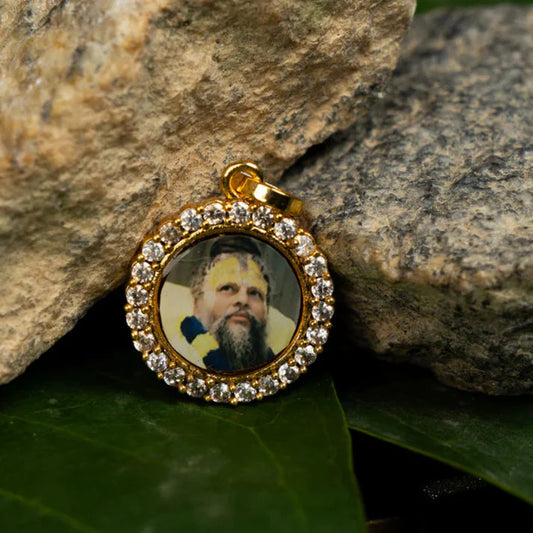 Sliver Plated Shree Premanand Maharaj Ji Pendant