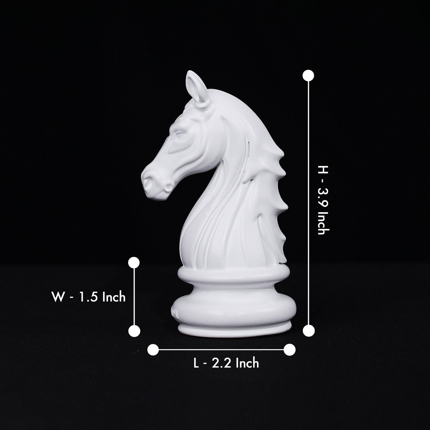 Knight Horse Chess Piece Car Dashboard