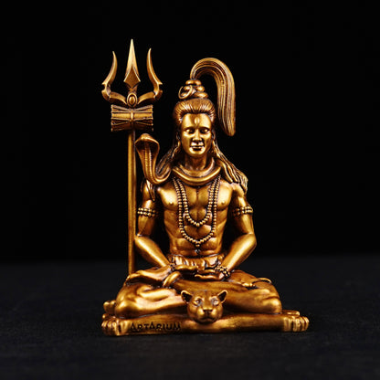 Meditating Lord Shiva Car Dashboard