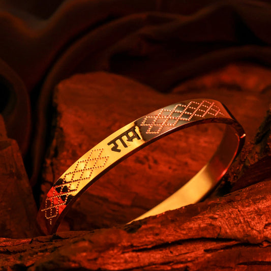 Gold Plated Ram Divya Kada - Abhimantrit ( Buy 1 Get 1 Free )