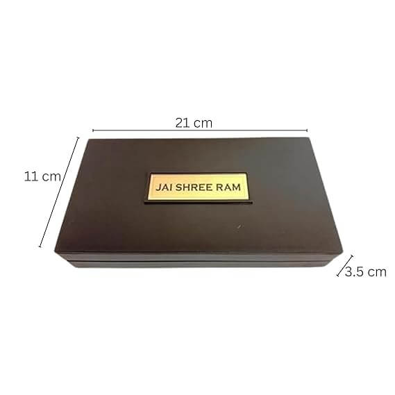 Ram Darbar Pocket temple for gifting and Home Decor Brown
