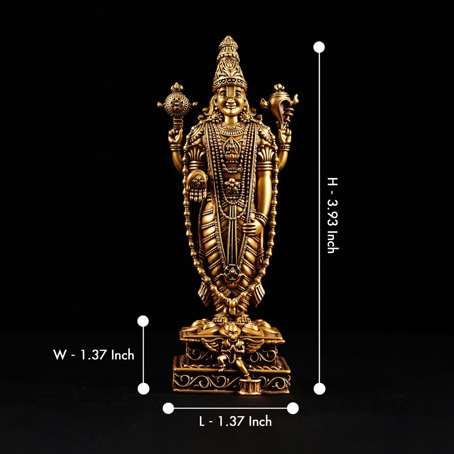 Venkateshwar Balaji 4 Inch Car Dashboard