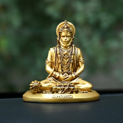 Meditating Hanuman Car Dashboard