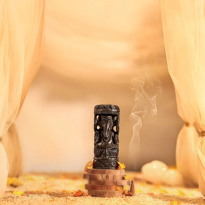 Panchamukhi Ganesh Karungali Idol