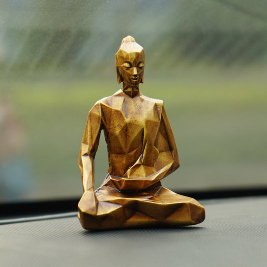 Origami Lord Buddha Car Dashboard