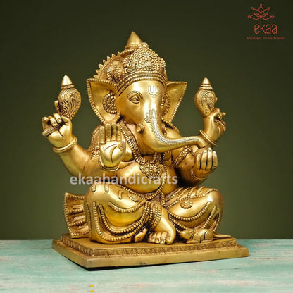 Lord Ganesha Idol – Remover of Obstacles & Giver of Prosperity