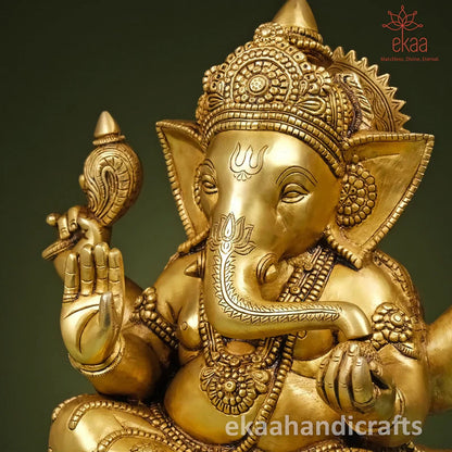 Lord Ganesha Idol – Remover of Obstacles & Giver of Prosperity