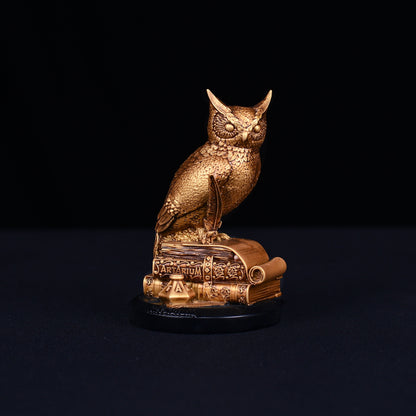 Antique Owl of Wisdom Car Dashboard