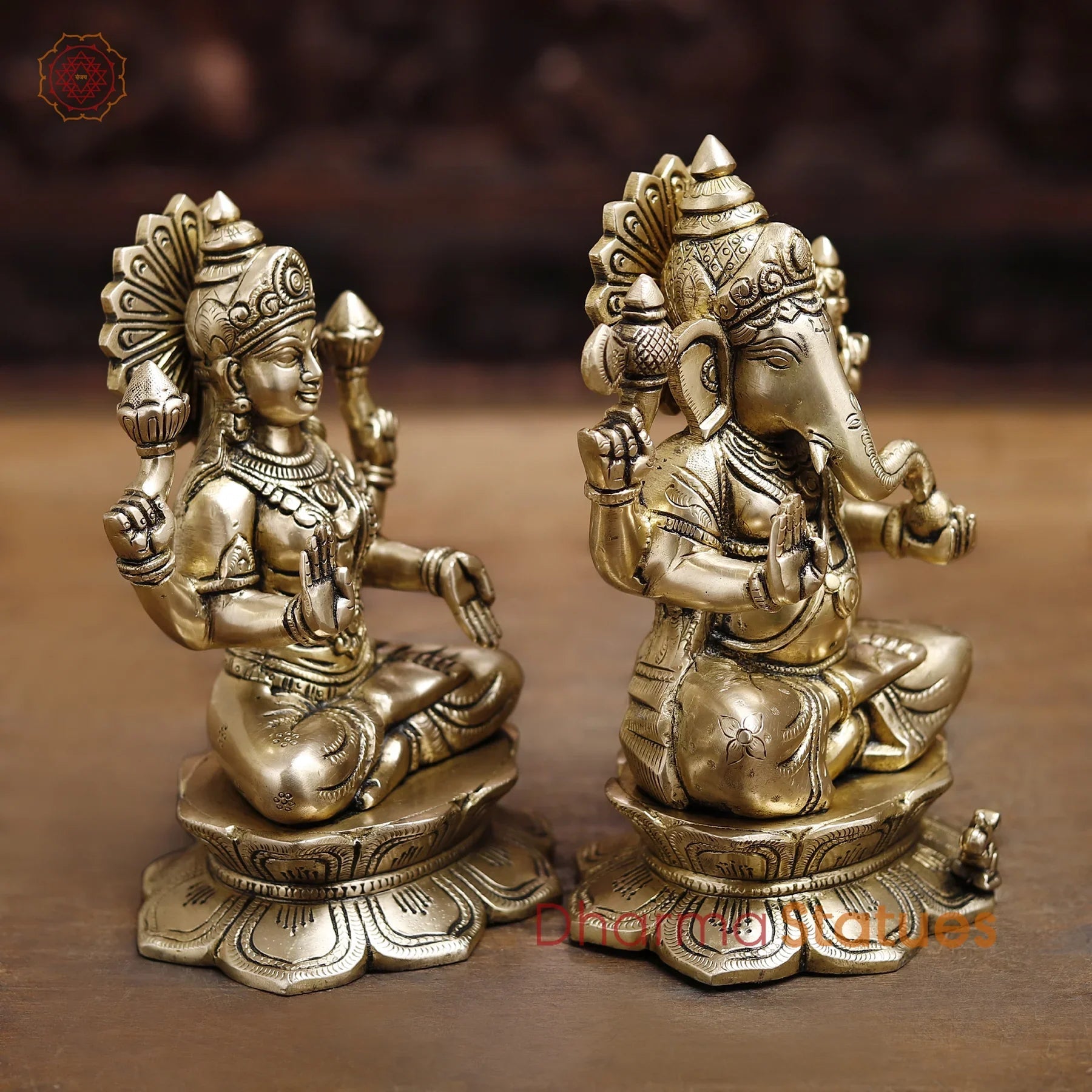 Ganesh & Laxmi Idols Set – Symbol of Divine Prosperity & Wisdom