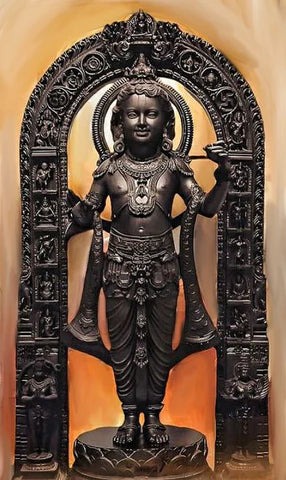 Ram Lalla Idol | Ram Lalla Handcrafted Marble Murti