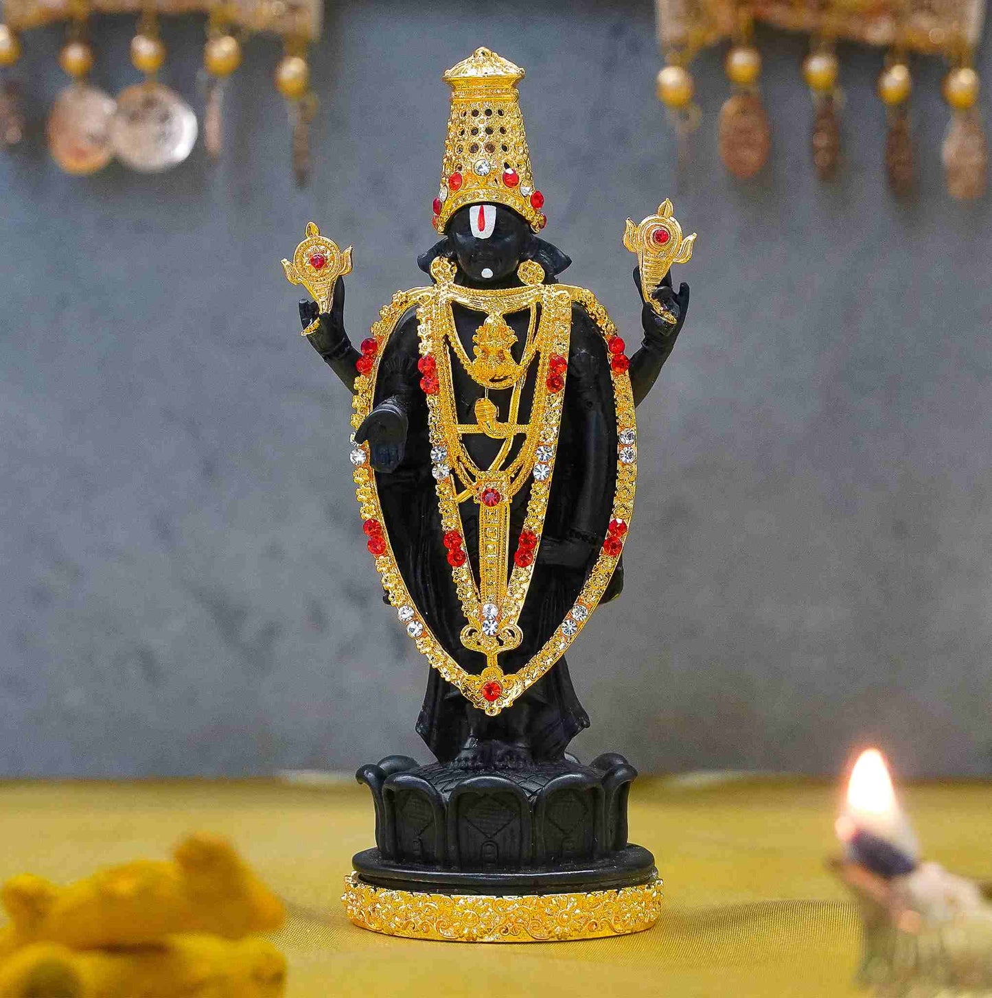 24K Gold Plated Bala Ji Idol