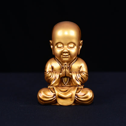 Meditating Baby Monk Car Dashboard