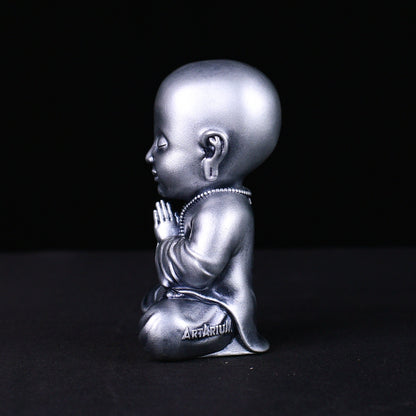 Meditating Baby Monk Car Dashboard