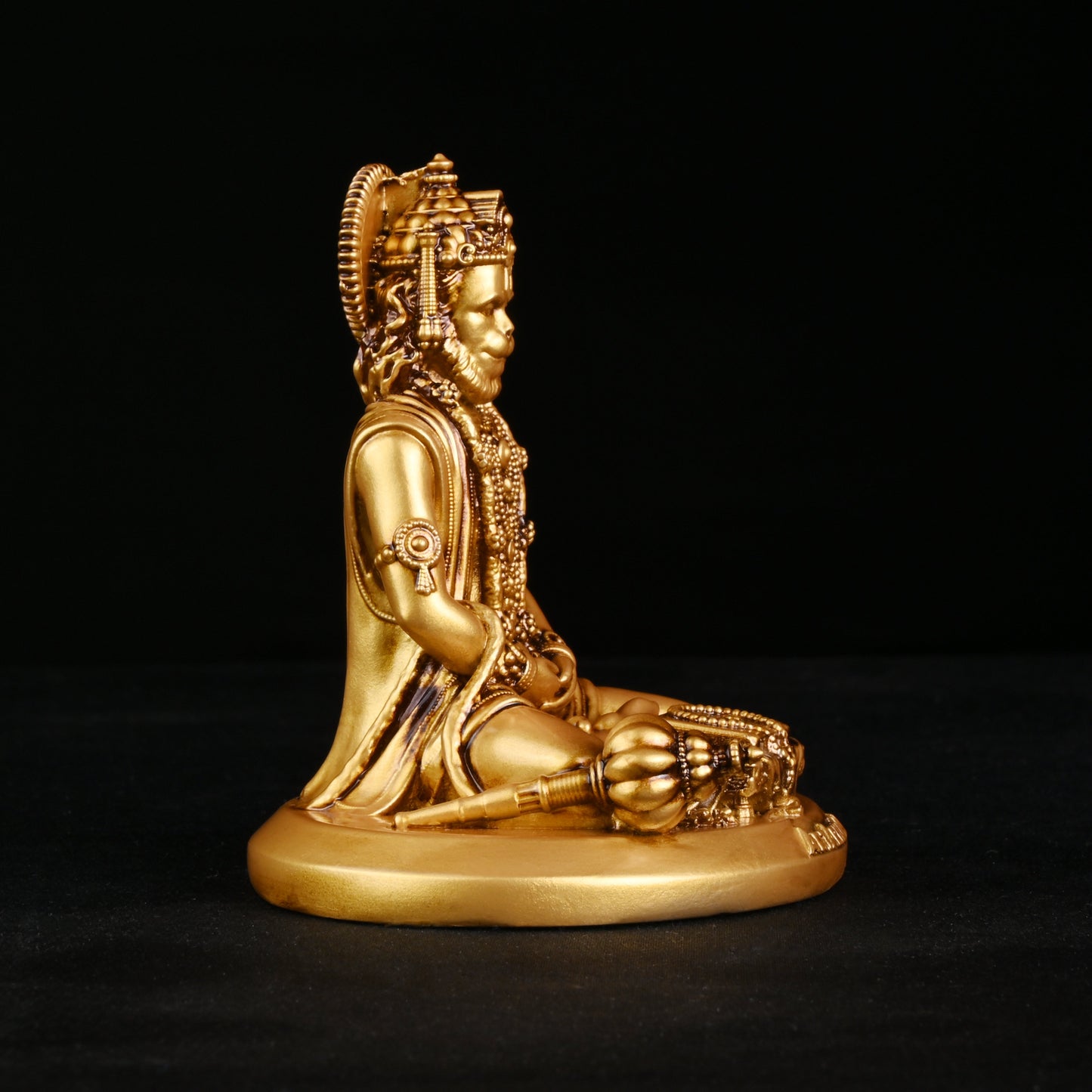 Meditating Hanuman Car Dashboard